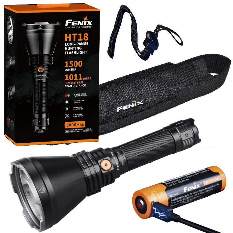 garaje Oh querido Búho Linterna Fenix HT18 – 1.500 Lumens – PC Survival Shop