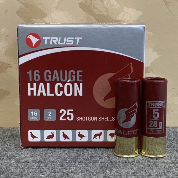 Cartucho 16 Trust Halcón Nº5 28gr 16mm PC Survival Shop Cartucho 16 Trust Halcón Nº5 28gr 16mm PC Survival Shop